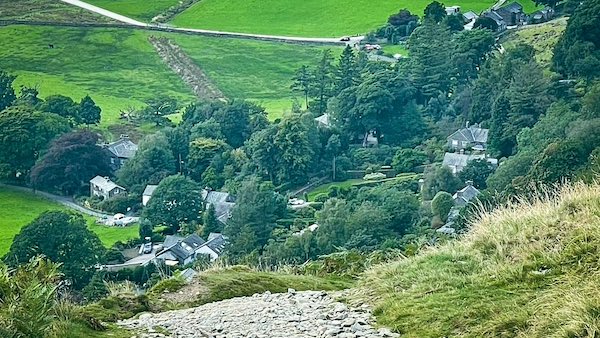 Rooking fron Coast to Coast path near Boredale Hause