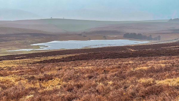 Sunbiggin Tarn from the top of Tarn Moor